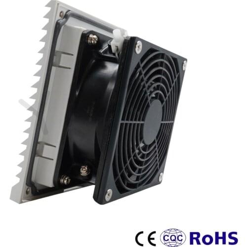 FK9803.230 148.5*148.5mm AC Fan Filter Ventiltation with 230V 120mm 12cm industrial cooling fan axial fan and plastic guard