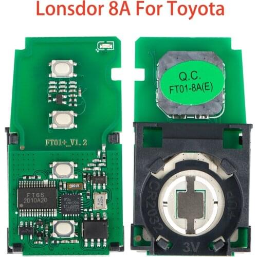 Lonsdor 8A For Toyota For Lexus Universal Smart Key for K518 and KH100