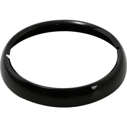 Motorcycle Black 7" Headlight Trim Ring For Harley Touring Electra Glide Street Glide Road King