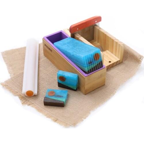 Sunset Soap Making Sets Supplies Silicone Mold With 3pcs Soap Tools For DIY Handmade Cold Soap Craft Professional Kits