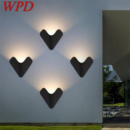 WPD Wall Sconce Outdoor Creative Waterproof Light Modern Creative LED Lamp Fixture For Home Corridor