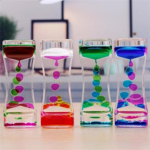 10ml Drops Spill Home Hourglass Crafts Ornaments Oil Spill Ornaments Colorful High Quality Hourglasses For Childs Gift #T1P