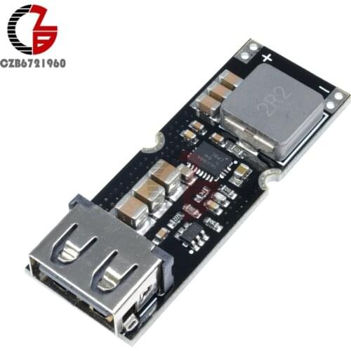 QC3.0 QC2.0 Fast Qucik Charging Module 3.7V-4.2V to 5V-12V Step Up Booster Power Supply Converter 5V 12V USB Power Charger Board