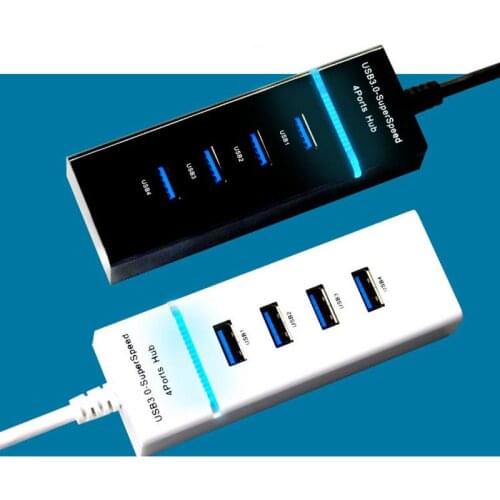 High-speed USB3.0 HUB extender Multi-port USB one-to-four cable splitter Notebook computer hub Docking station 4-port hub