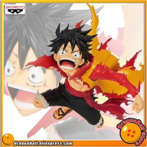 Japan Anime "ONE PIECE" Original Banpresto WORLD FIGURE COLOSSEUM Zoukeiou vol.4 Collection Figure - Monkey D. Luffy