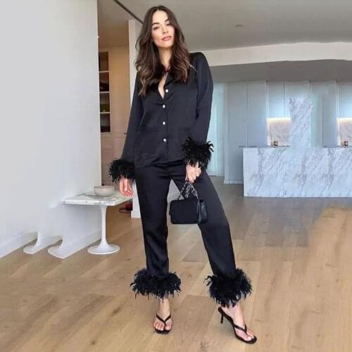 YOUYEDIAN Women's Silk Pajamas