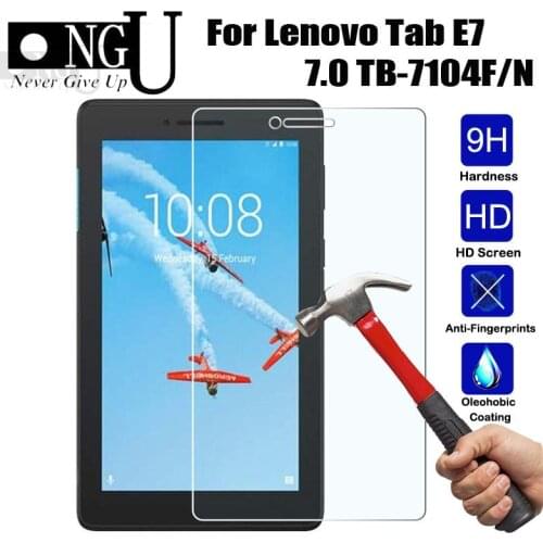 Tempered Glass for Lenovo Tab E7 7.0 TB-7104F Screen Protector Film for TB-7104 7104 7.0 Inch Tablet Glass Film Guard Cover 9H