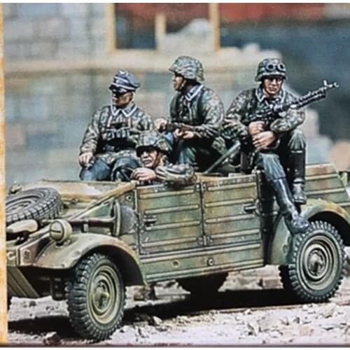 1/35 Resin Figure Model Kit Unassambled Unpainted 157(NO CAR)