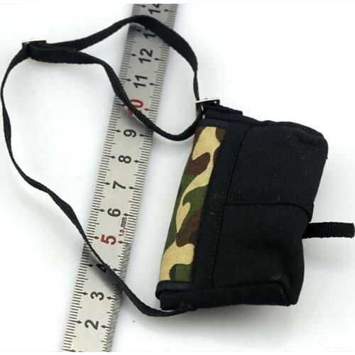 1/6 Scale Soldier Accessories Reporter Backpack Fashion Shoulder Bag Camouflage Stitching 12-inch Action Figure Body Accessories