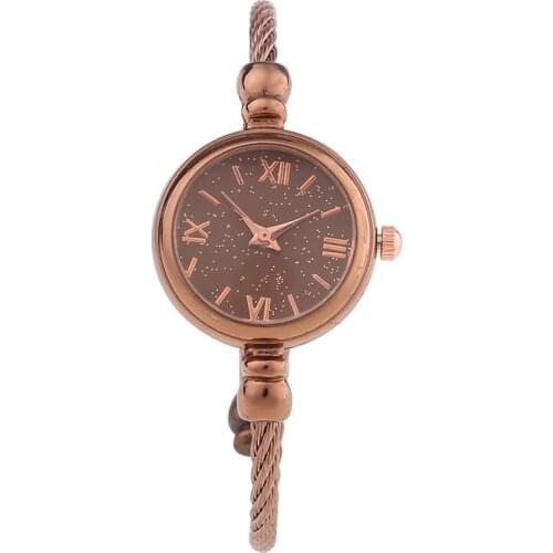Watch female student bracelet open roman numerals small fresh and wild Korean version of simple retro watch