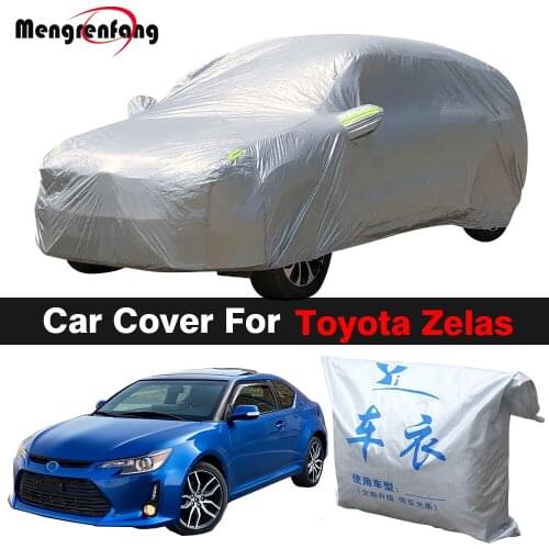 Full Car Cover For Toyota Zelas Indoor Outdoor Anti-UV Sun Shade Rain Snow Dust Protection Cover
