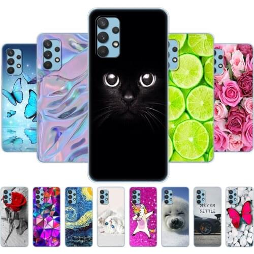For Samsung Galaxy A32 A52 A72 Case Phone back Cover For Samsung A32 A52 A72 4G 5G 2021 silicon coque funda bumper