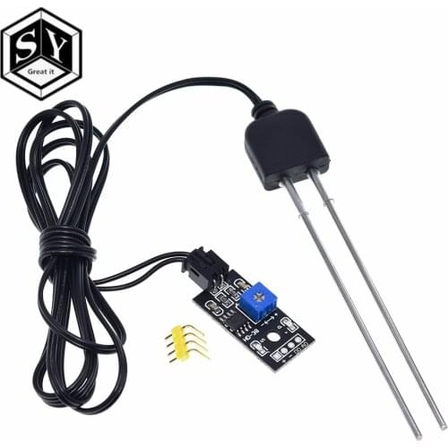 Soil Moisture Sensor and Soil Detector Module Soil Moisture Test Soil Humidity Test Corrosion Resistance Probe for Arduino