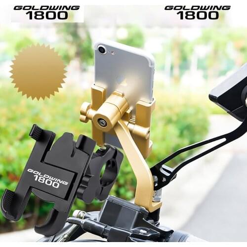 For Honda Goldwing 1800 GL1800 F6B 2002-2017 Alloy Motorcycle Handlebar Phone Holder Stand Mount Motorcycle Accessories