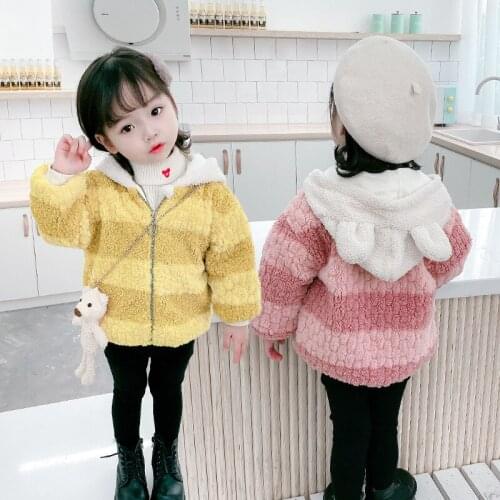 Girls Babys Kids Coat Jacket Outwear 2021 Stylish Winter Autumn Thicken Warm Overcoat Top Sport Cardigan Childrens Clothing