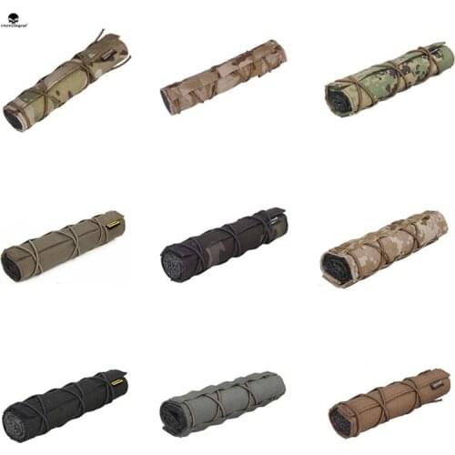 Emerson 22cm Silencer Airsoft Suppressor Cover Mirage Heat Shield Sleeve Airsoft Tactical Military Shooting Nylon Cover