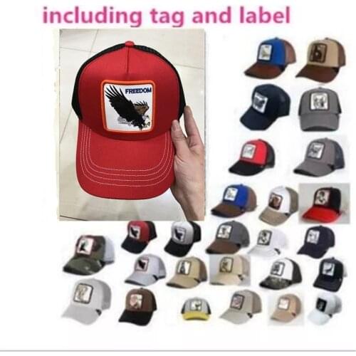 Goorin wolf Bas Baseball Cap Animal Embroidery Anime Cute EmbroiderySummer Mesh Mens Ms. Outdoor Sunshade Truck Driver hats-h0