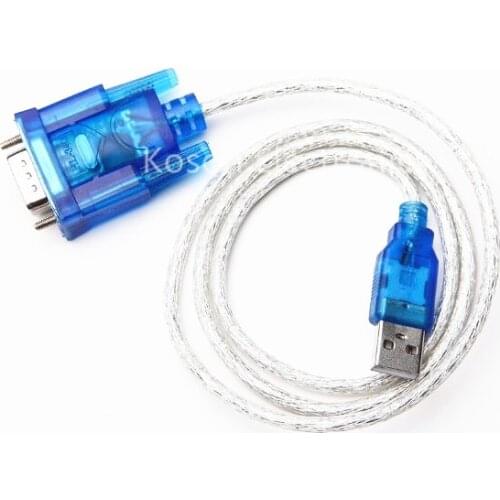 HL-340 USB to RS232 COM Port Serial PDA 9 pin DB9 Cable Adapter Support Windows7 64