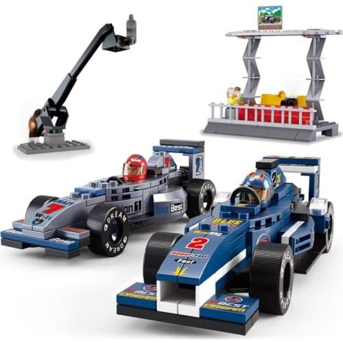 Super Race car Compatible city F1 Speed Champions Great Vehicle Racing Building Blocks Diy Sport Car Kits sets Technical Toys