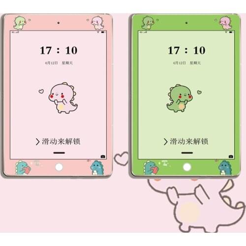 Cartoon Tempered Glass for New iPad Pro 10.5 Apple iPad Screen Protector iPad Air 1 2 3 9.7 10.2 Inches HD Film Safety Glass