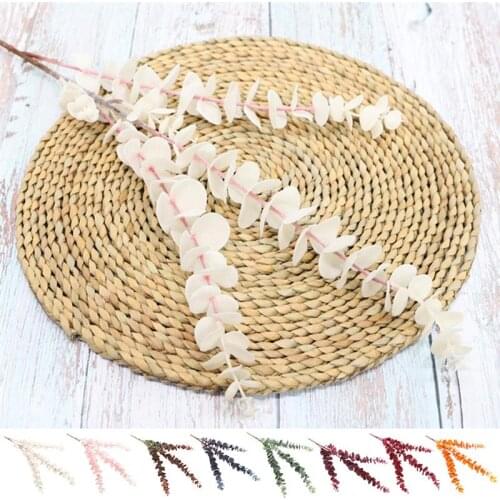 Nordic Style Eucalyptus Leaves Artificial Leaf Stem Simulated Decorative Artificial Plant Fake Leaf For Home Decor Accessories