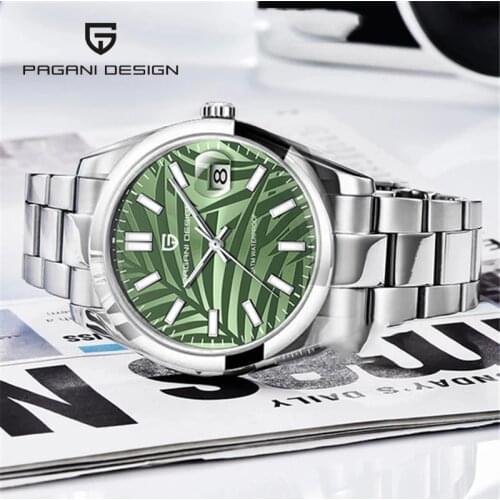 NEW Men Watch CADISEN unique design watch fashion automatic watches water 100M stainless steel diving clock Relogio Masculino