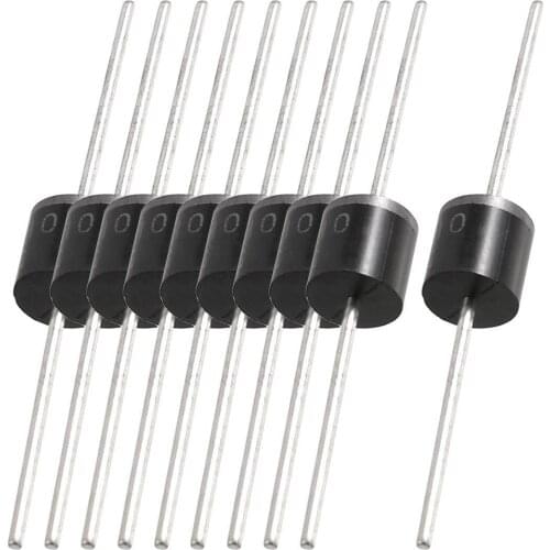 New 10A10 10Amp 1000V 10A 1KV R-6 MIC General Purpose Axial Rectifier Diodes