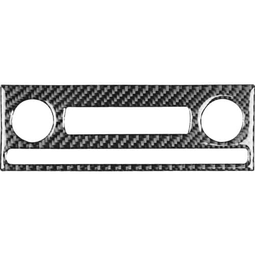 Carbon Fiber AC Control Panel Frame Cover Trim for Chevy Corvette C6 05-07