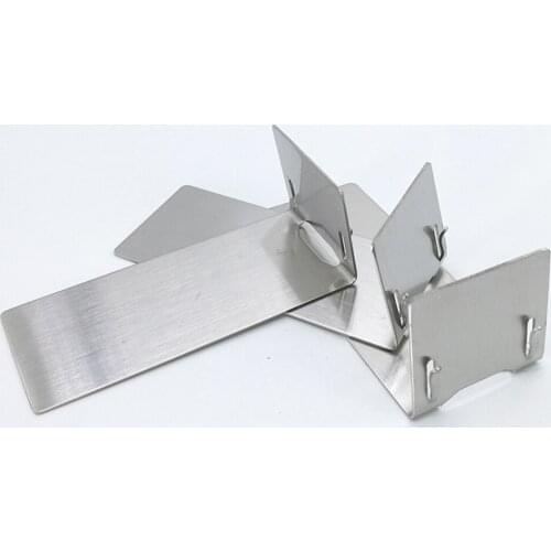 POP Metal Price Tag Paper Sign Label Card Display Clips Holders Stand In Silver For Stores Promotions