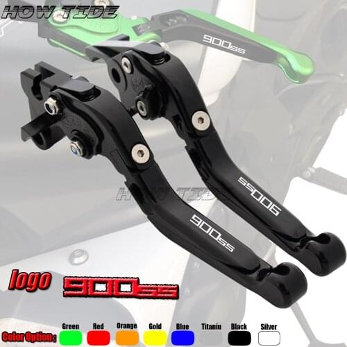 Adjustable Folding Extendable Motorbike Motorcycle Brake Clutch Levers For Ducati 900SS 900 SS 1998-2006