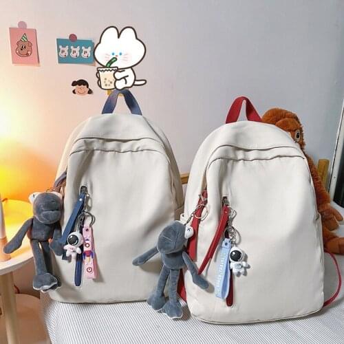 Schoolbag Female New Korean Version Of Harajuku Backpack Student Versatile Male Couple Backpack