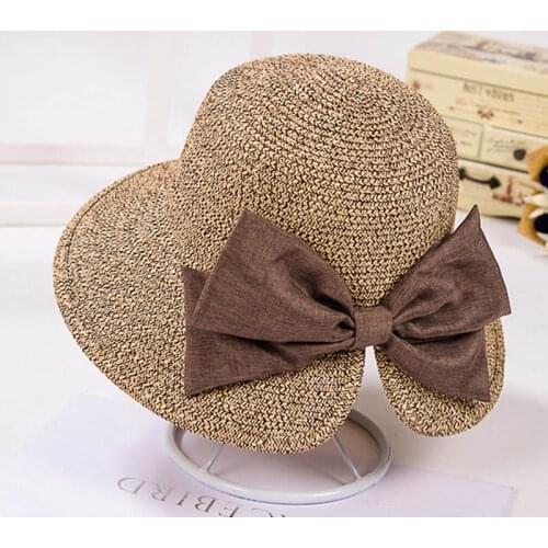 2020 Summer hats for women straw hat beach hats for women sun hats wide brim floppy