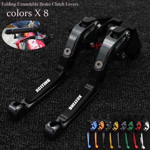 High quality For KYMCO XCITING 250 300 400 500 CNC Brakes Adjustable Foldable Brake Clutch Levers Motorcycle brakes