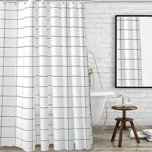 Bathroom Bathtub Shower Curtain Bathroom Supplies Thick Waterproof Mold Proof Partition Bathroom Curtain