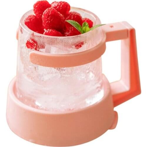 1pc Ice Cream Maker Creative Colorful Ice Cup Cold Drink Tray Mold Ice Beer Fruit Ice Cup Bar Kitchen AccessoriesTool