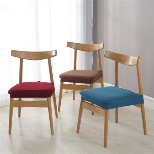 2/4/6 pcs Waterproof Stretch Dining Chair Cover Spandex Jacquard Seat Protector Covers Elastic Seat Slipcover for Living Room