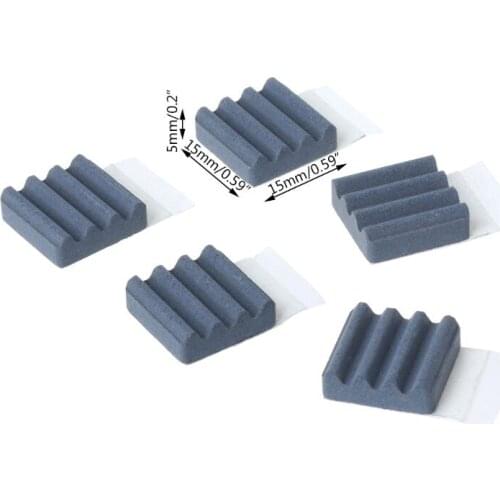 5PCS 5PCS 15x15x5MM Ceramic Heat Sink Anti-static Heatsinks Cooler Radiator CPU Cooling Dissipador For Raspberry Pi 3 2B Orange