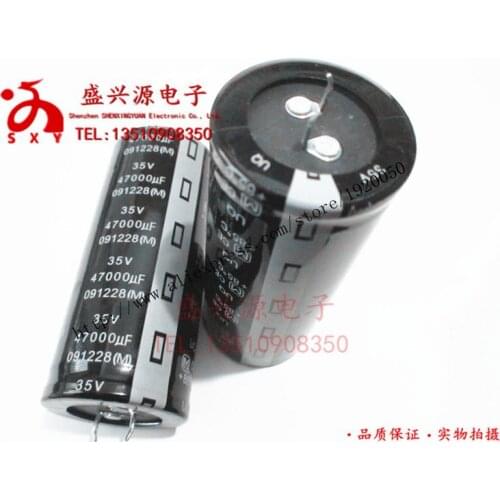 Aluminum electrolytic capacitor 35v47000uf 47000uf35v volume: 35x60 35x80