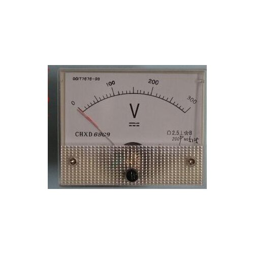 DC 5V 10V 15V 20V 30V 50V 100V 150V 250V 300V Range Analog Voltage Voltmeter Panel Meter 69C9