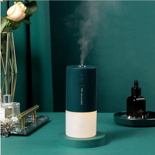 Wireless Rechargeable Humidifier Aromatherapy Diffuser 1200mAh Battery Mini Essential Oil Diffuser Aroma Car Humidifier 300ml