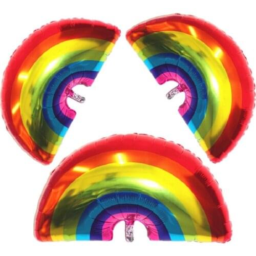 Large Size Rainbow Helium Foil Balloons Wedding Birthday Party Decoration Helium Balloon Inflatable Air Globos