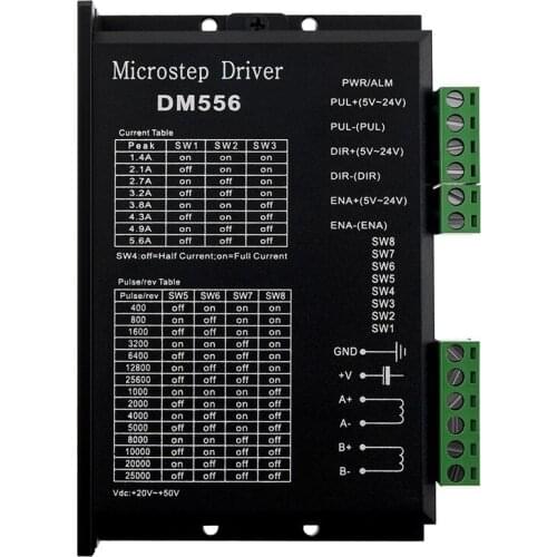 DSP digital 57/86 stepper motor driver 256 subdivision DM556 instead of M542/2M54/TB6600