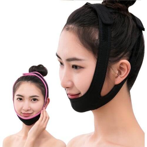 Elastic Face Slimming Bandage Chin Cheek Lift Up Belt V Line Face Shaper Facial Anti Wrinkle Strap Improve V-face Sleep Tools