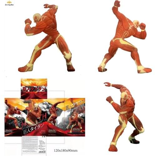 Attack On Titan Figuras Colossal Titan 15cm Standing Anime Figure PVC Nendroid Model Collection Toys Gift