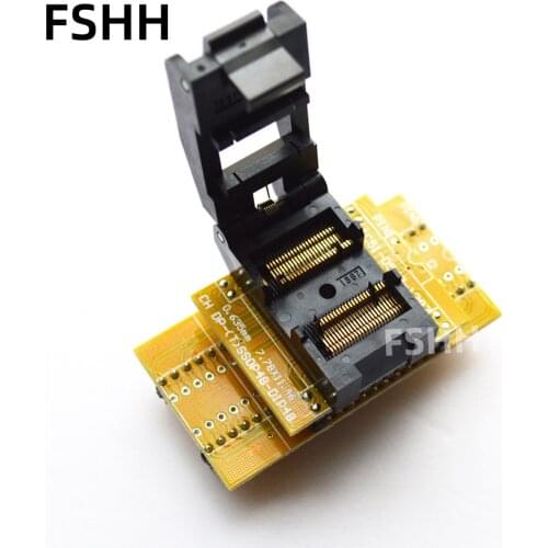CH-DP(T)SSOP48-DIP48 Adapter IC51-0562-1387 test socket TSSOP48 to DIP48 Programmer Adapter Pitch:0.635mm Width=7.6mm/11.2mm