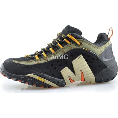 Merrell Men Lightweight Breathable Mesh Outdoor Sports Shoes V Bottom Black Color High Quality Mountainner Aqua Sneakers 39-45