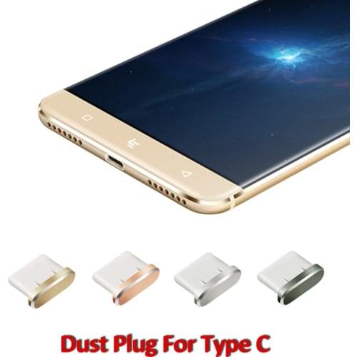 USB C Metal Dust Plug Type C Cap Jack 3.5 Plug For Samsung S20 S10Plus Xiaomi Redmi Note 9S 8 7 K20 Pro Type C Plug Phone Gadget