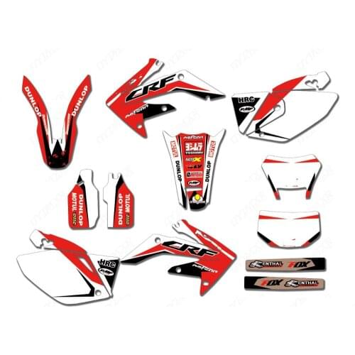 Motorcycle Graphics Backgrounds Decal Sticker Kit for Honda CRF250X CRF 250X 2004-2012 2006 2007 2008 2009 2010 2011 2012