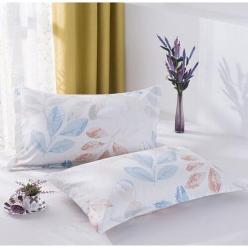 Mylb Pillow Cases Solid Color 100% Polyester Pillowcases Brief Style Pillow Case Cover 1 Piece 48cm*74cm