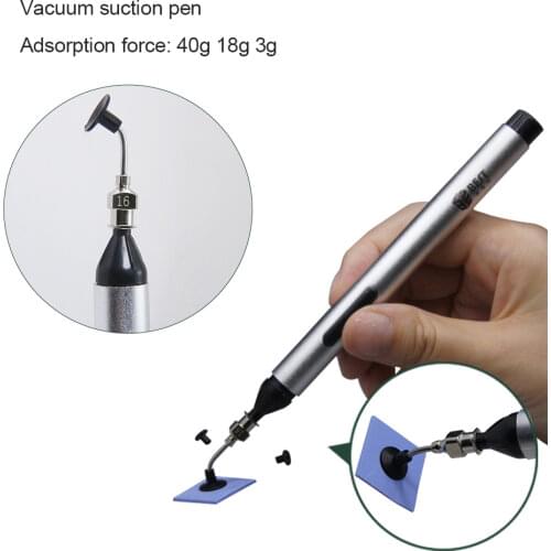 BST-939 Vacuum Suction Pen Tools Header Vacuum Suction Pen Alternative Tweezers Pick Up Tools Mini Vacuum Sucking Pen Repair